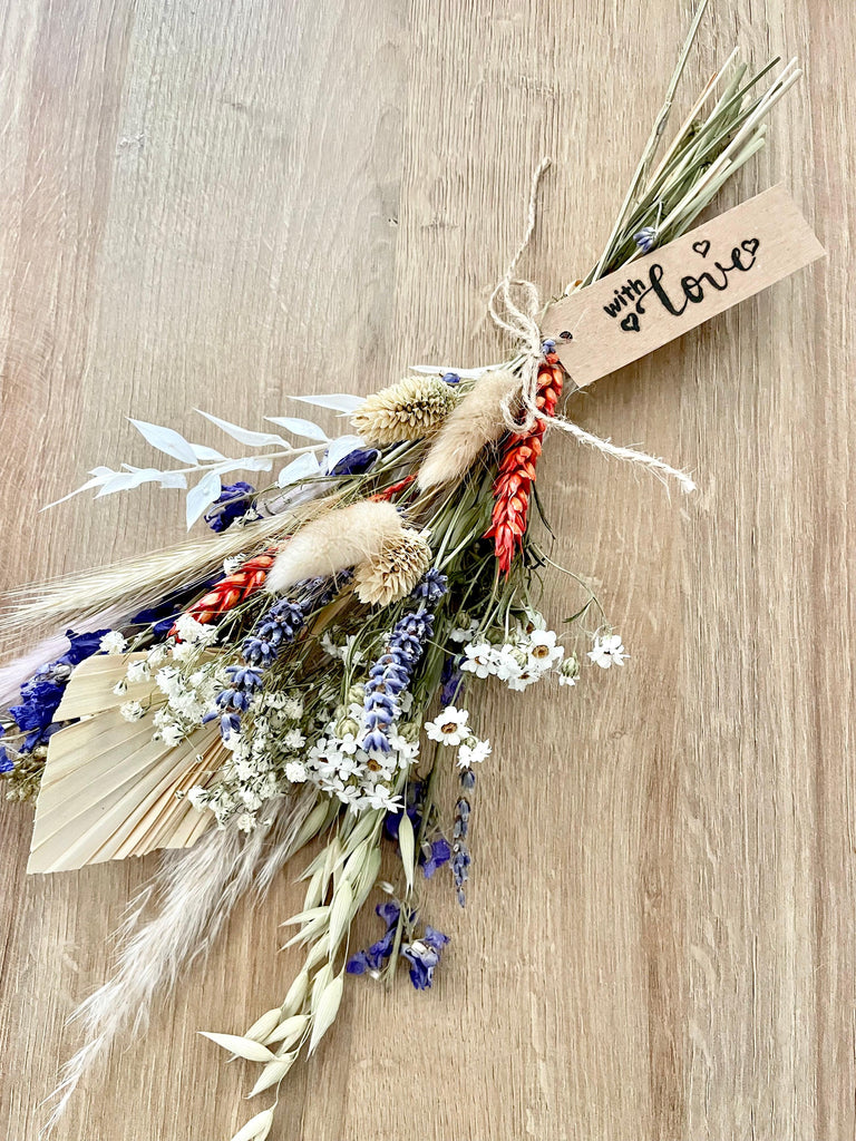 Letter Box Dried Flower Bouquet 